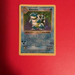 Base Set Holographic Blastoise (1999)