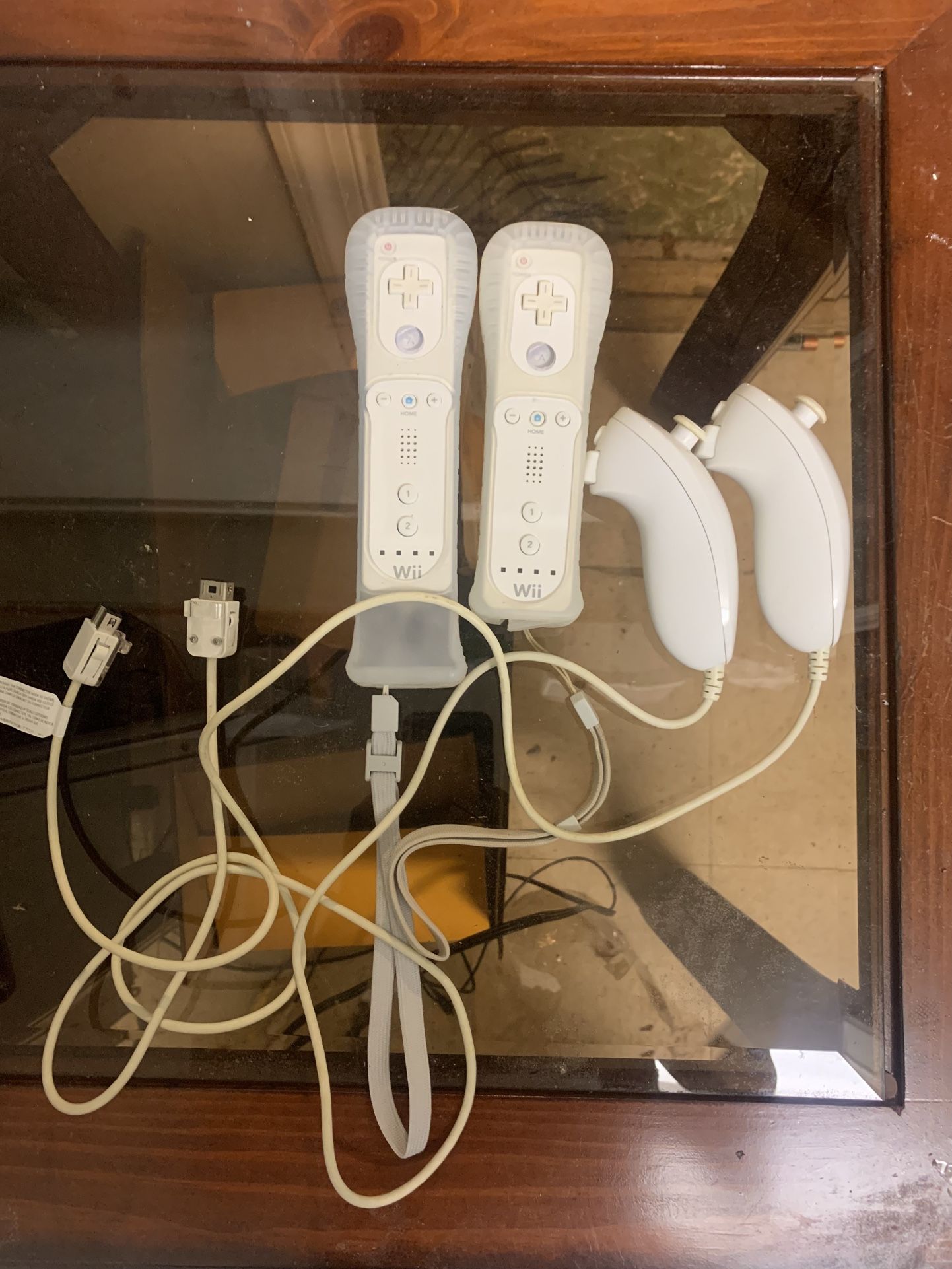 (2) Wii Controllers W Nunchucks Tested
