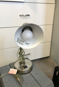 Stainless steel desk lamp