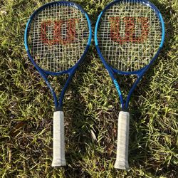 Wilson Ultra Power Xl Tennis Racket- Light Blue/Dark Blue