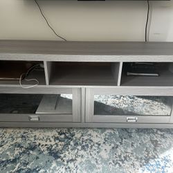 TV Stand for TVs up to 65in, Grey