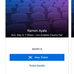 Ramon Ayala 3 Tickets 