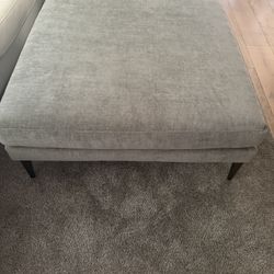 Modern Grey Ottoman Coffee Table 