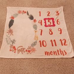 Brand New Baby Blanket Set With Numbering