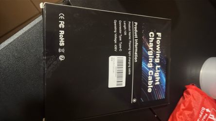 Flowing Light USB Type-C Charging Cable 10ft