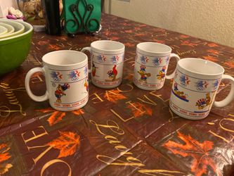 Los Angeles Olympics coffee mugs