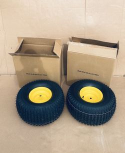 New Open Box Fahkns 2PCS 20x8.00-8 Rear Tire And Wheel Assemblies 3/4" Borehole