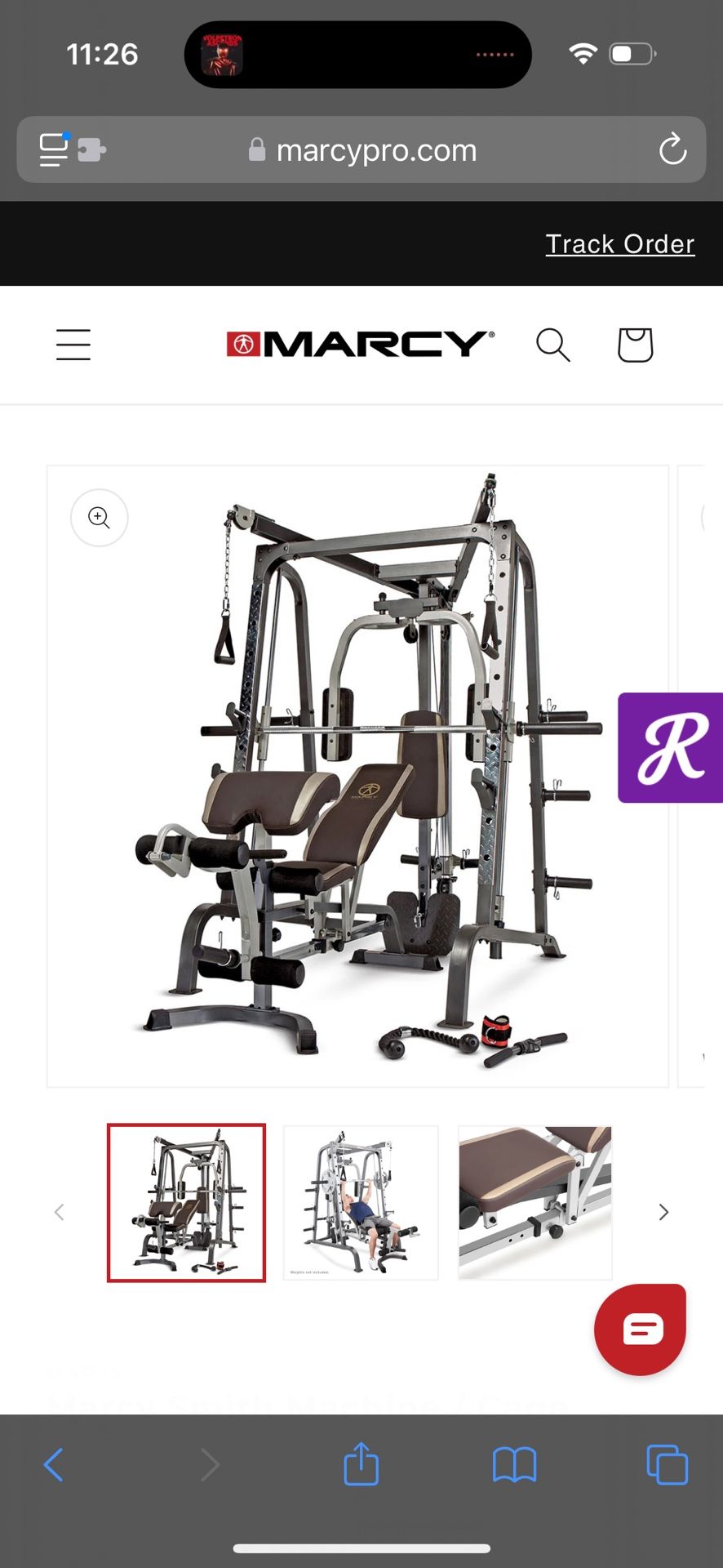 Marcy Home Gym Setup