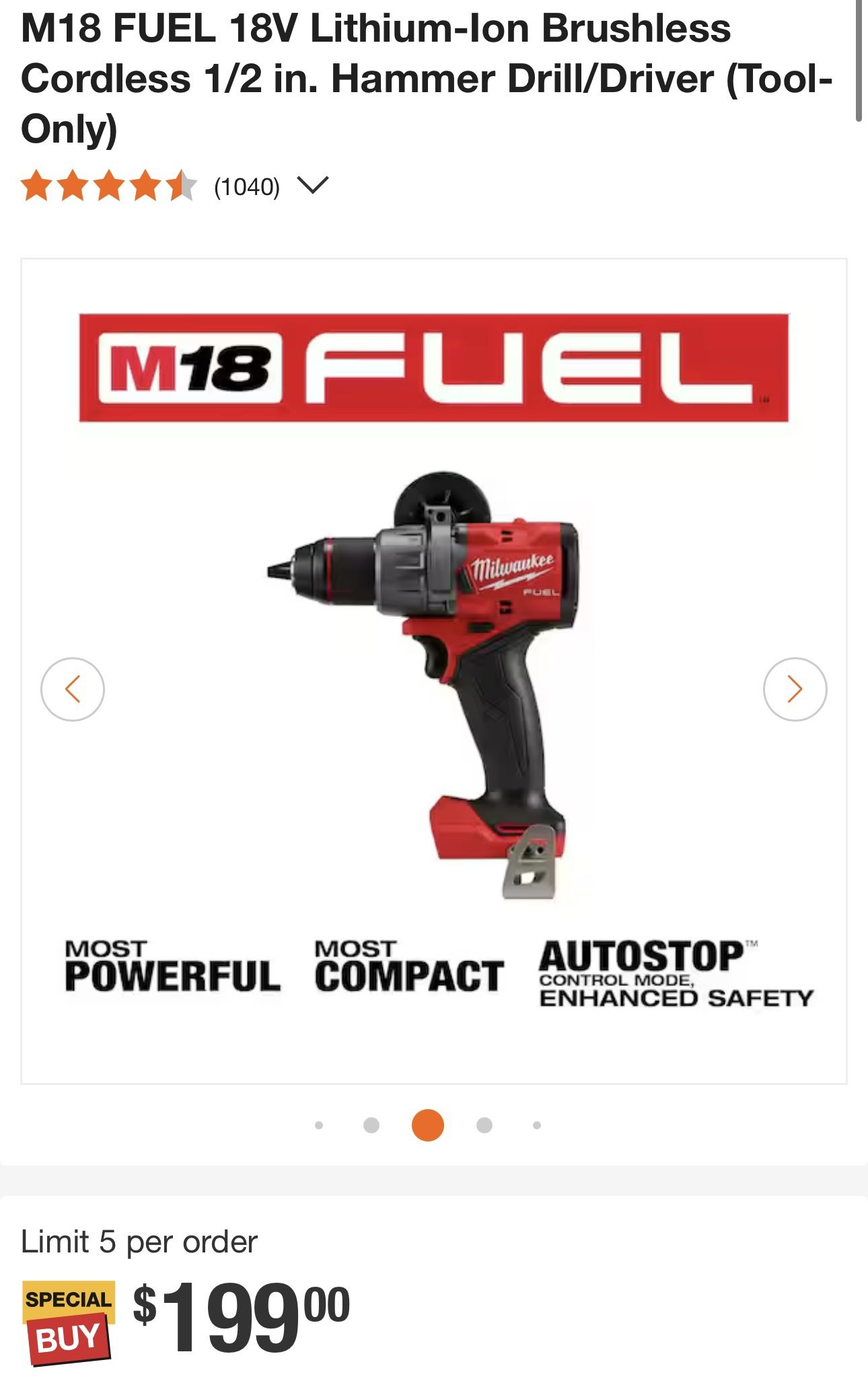 Hammer Drill Milwaukee