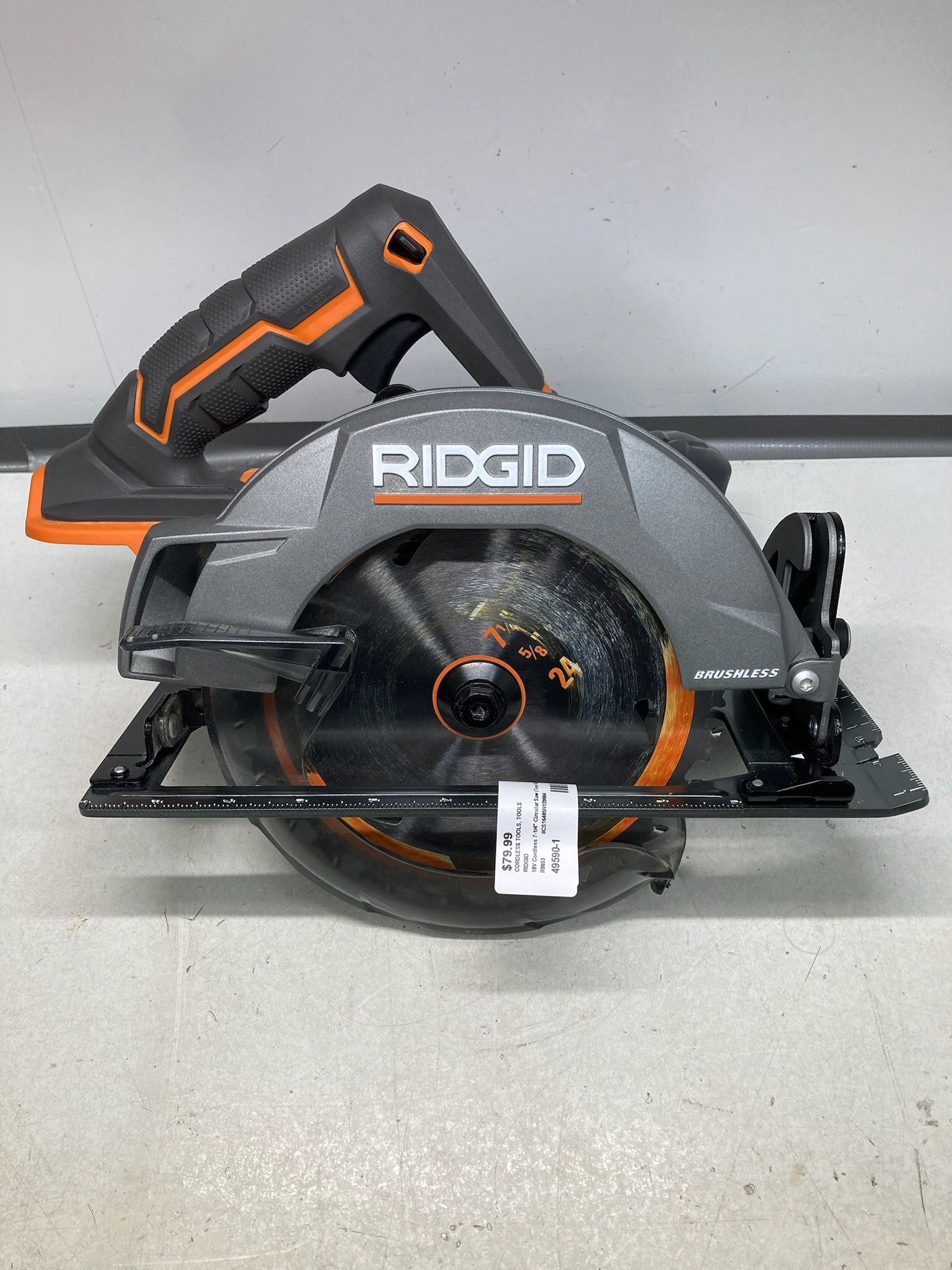 RIDGID R8653 18V Cordless 7-1/4" Circular Saw (Tool Only)