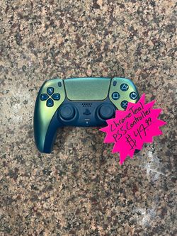 Teal Chrome PS5 Controller