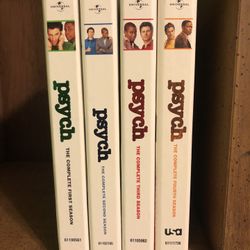 PSYCH: Complete Series Seasons 1, 2, 3, 4 DVD Lot