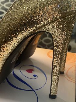 Gold Heels Platform