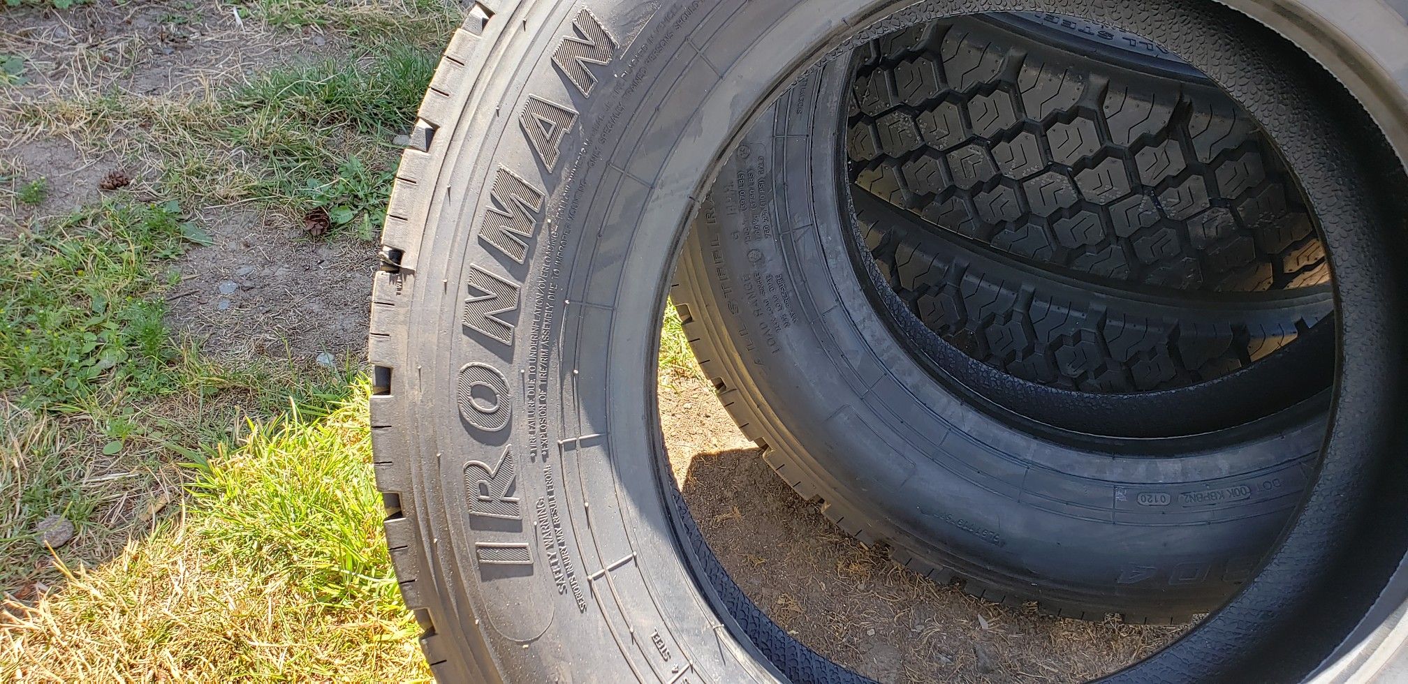 Four Ironman 225/70R 19.5 commercial truck tires G rated for Sale in