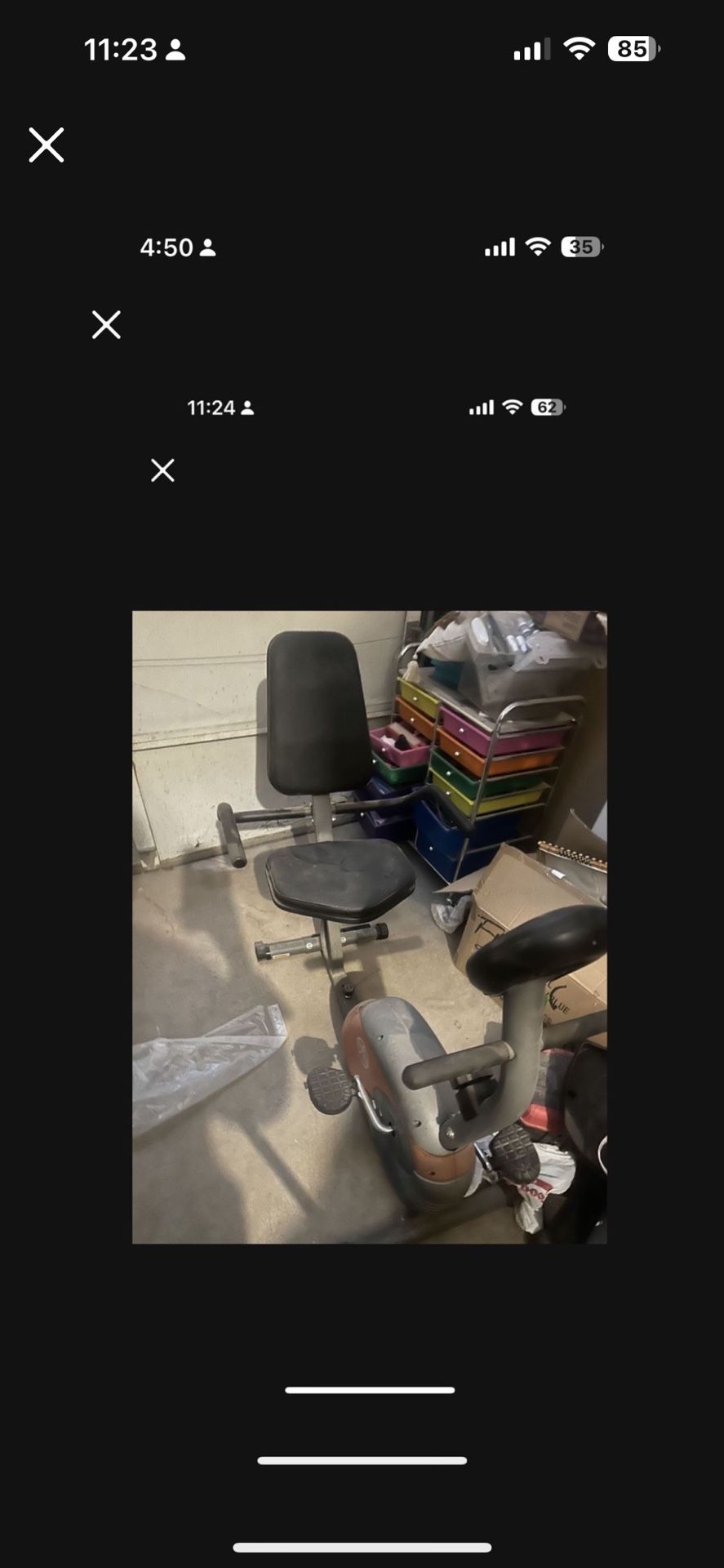 Exercise Bike $20