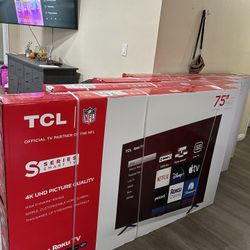 TWO. 75” TVs For 600