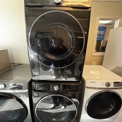 Samsung Black Front Load Set