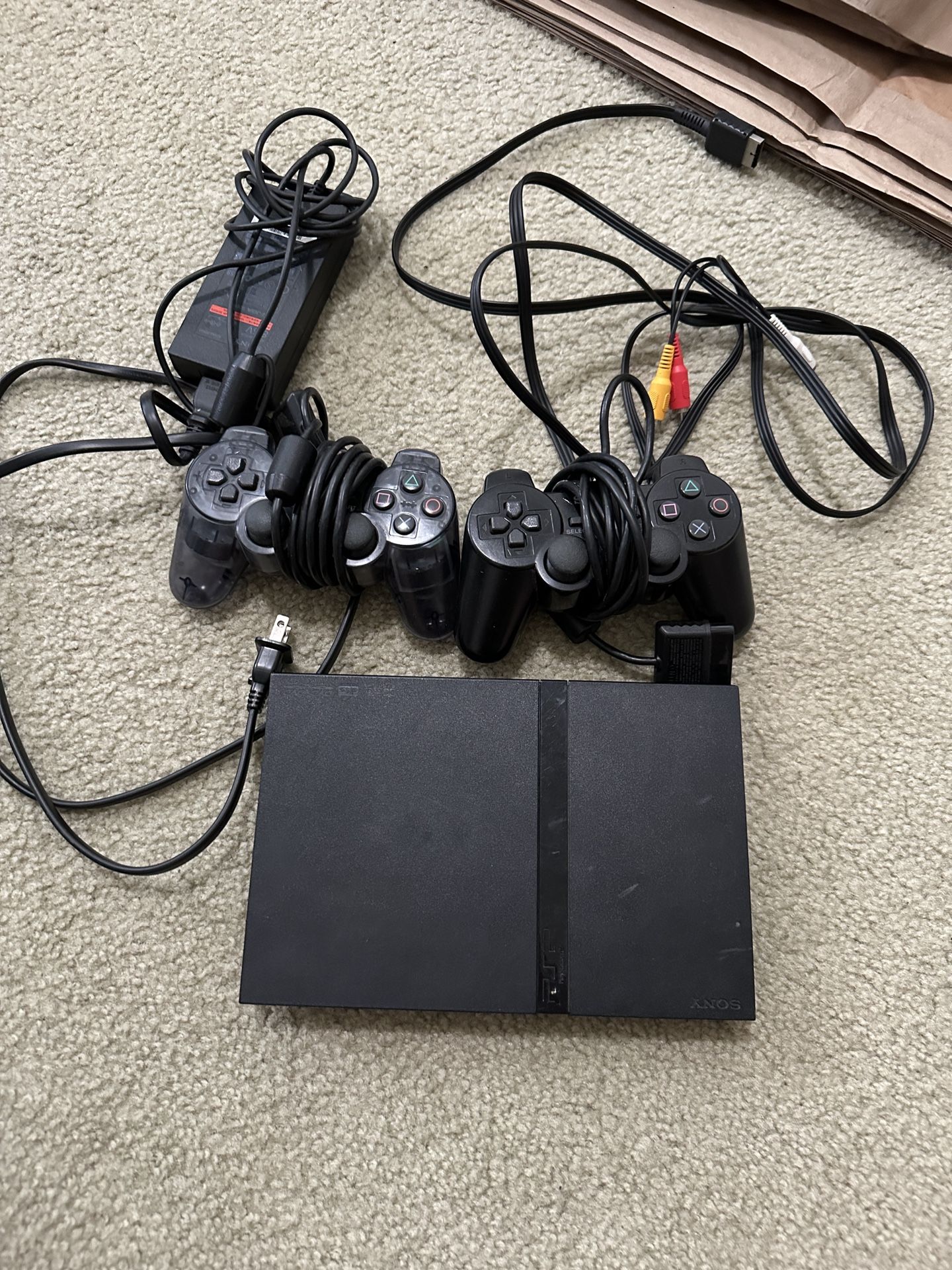Used PS2 (Tested + read Description), 1 Working Controller