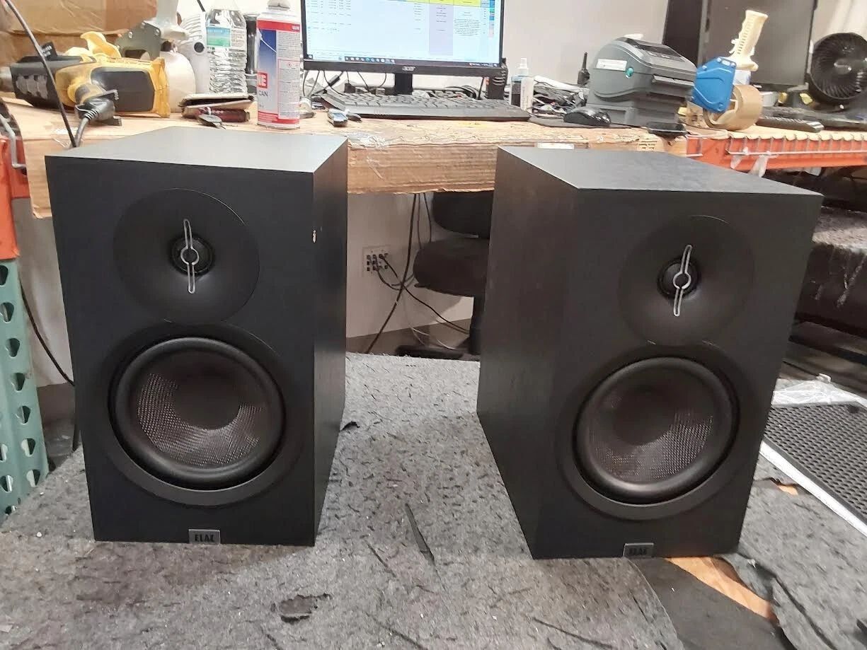 Elac DB63-BK - Black Debut Series 3.0 Bookshelf Speakers (Pair)