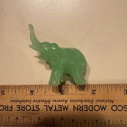 Vintage Glass Elephant