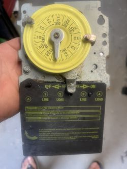 Pool Timer Clock Only No Box 120 Volt 