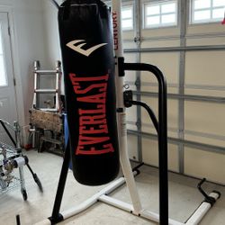 MMA Century Fitness Boxing Training Station with Everlast 100lb Punching Bag