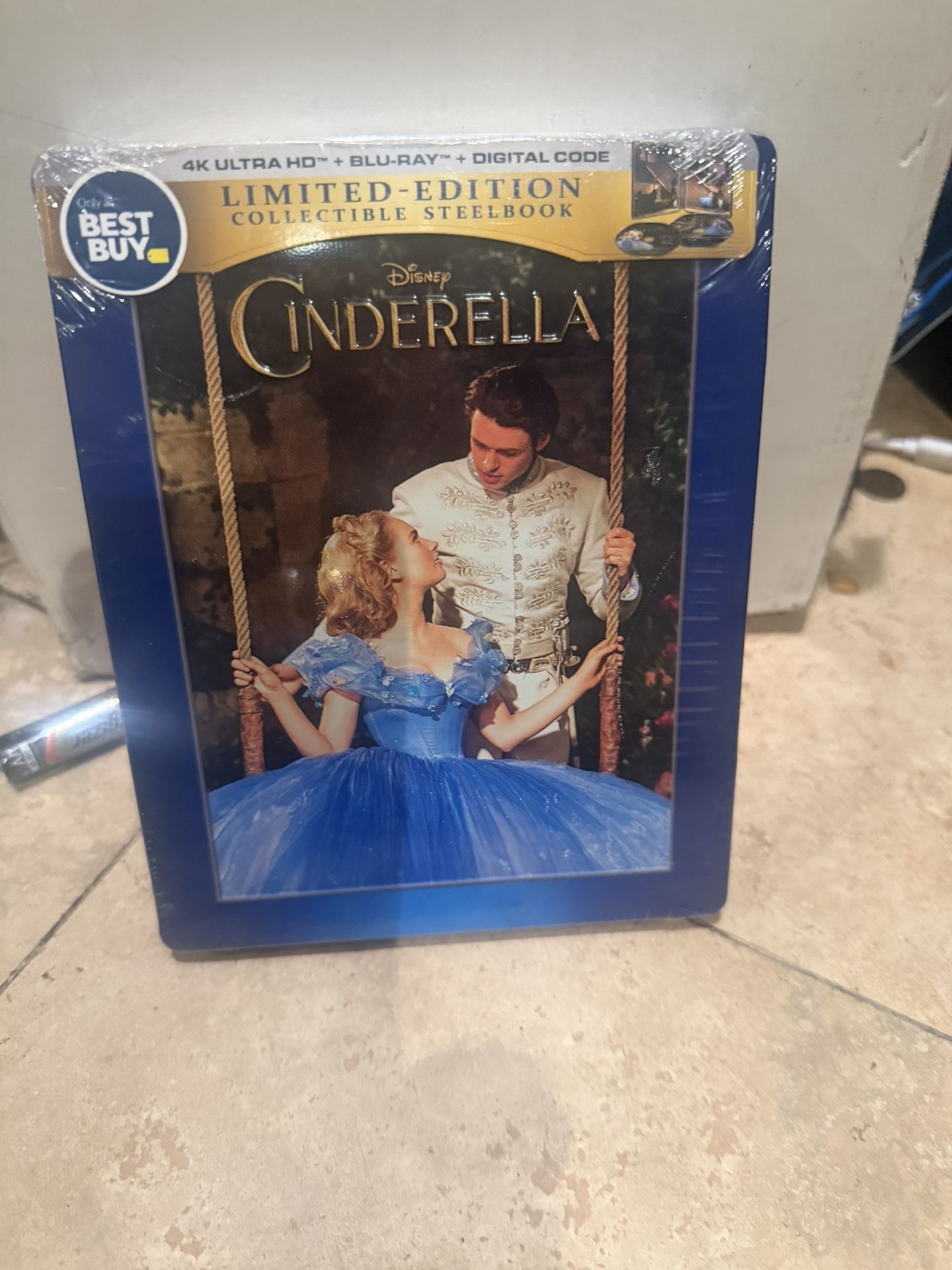 Cinderella 2019 [ Limited Edition STEELBOOK ] (4K Ultra HD + Blu-ray) NEW