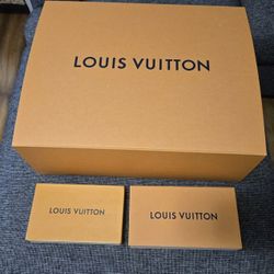 Louis Vitton And Hermes Empty Box And Bag