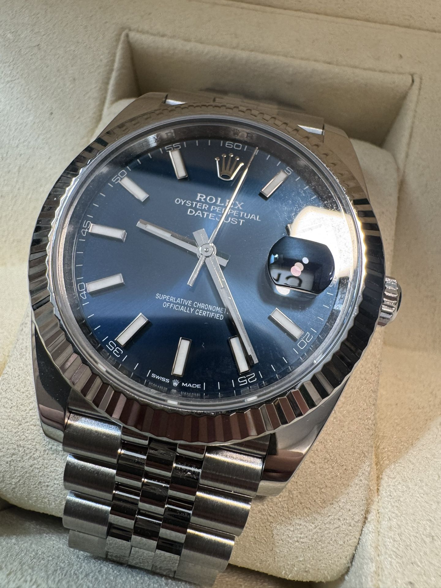 Datejust 41 Blue Dial Franken READ DESCRIPTION!!