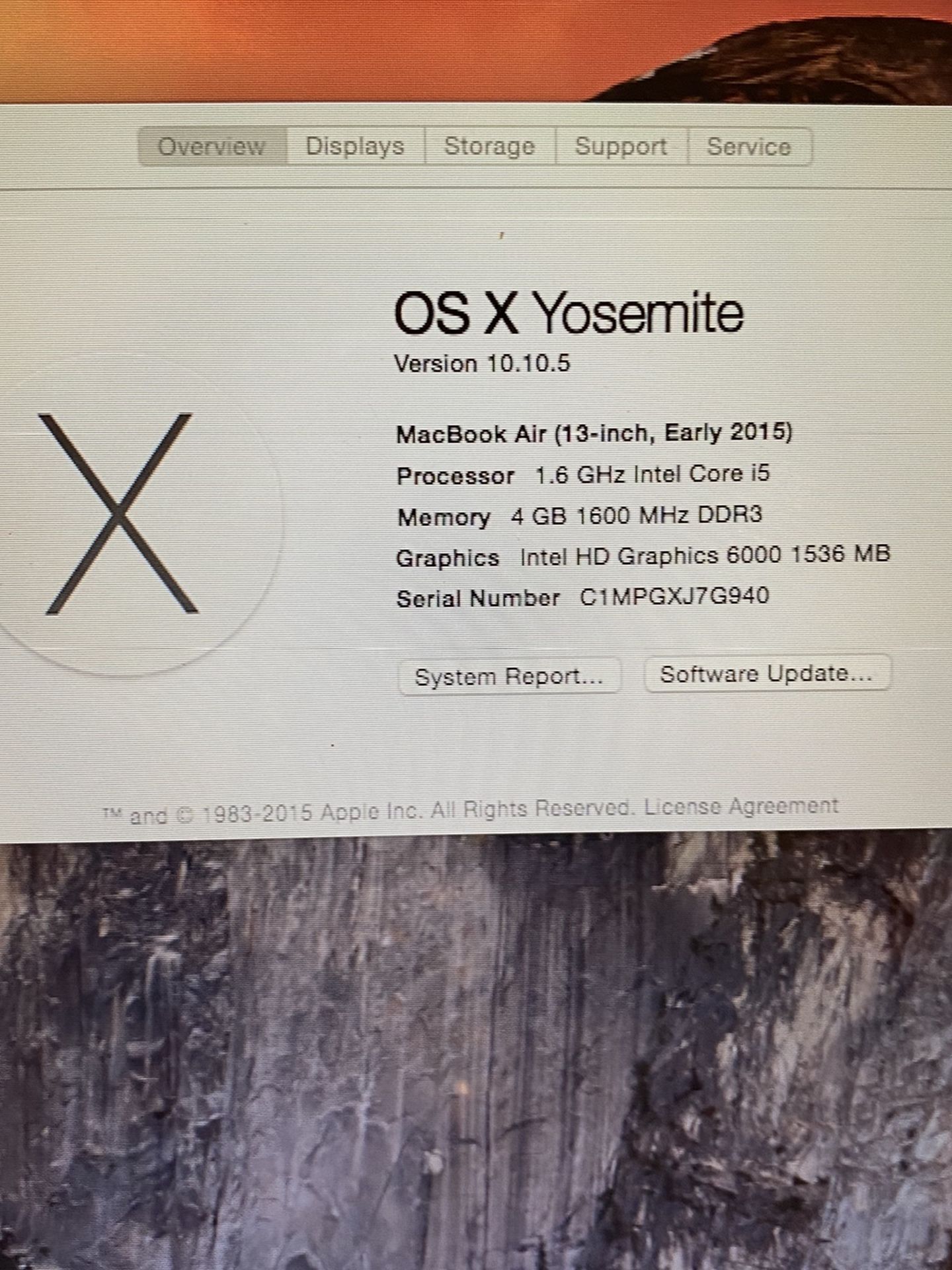 2015 MacBook Air