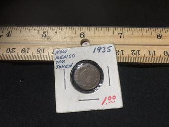 1935 New Mexico Tax Token