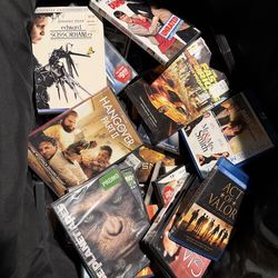 DVD and Blu Ray movies