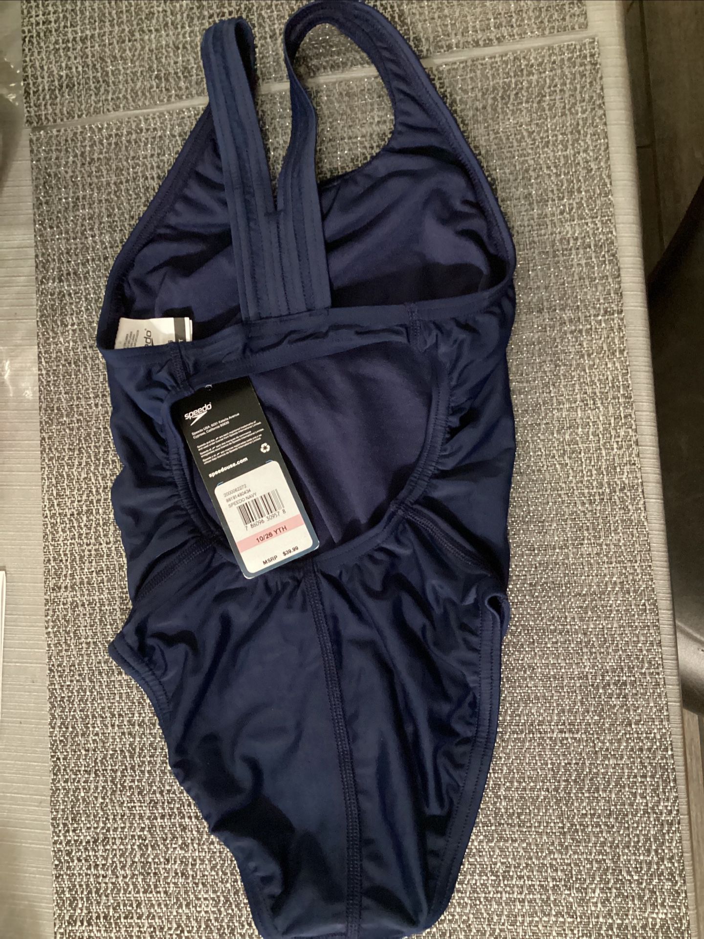 NEW with tags Speedo Girls' Blue Pro LT Superpro OnePiece Swimsuit