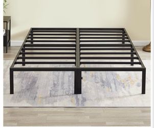 Queen size metal bed frame