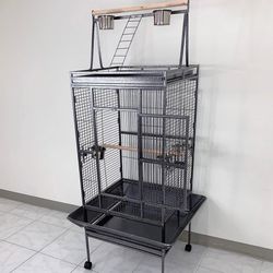 $155 (Brand New) Large 68” parrot bird cage for parakeets cockatiel chinchilla conure cockatoo lovebird parakeet