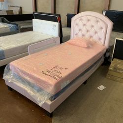 Pink Twin Bed Frame 
