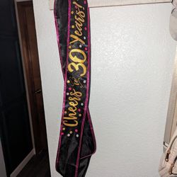 30 Years Birthday Sash