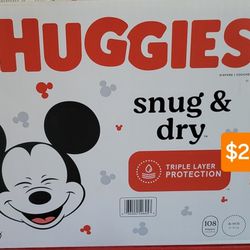 Huggies Diapers Bundle Size 1
