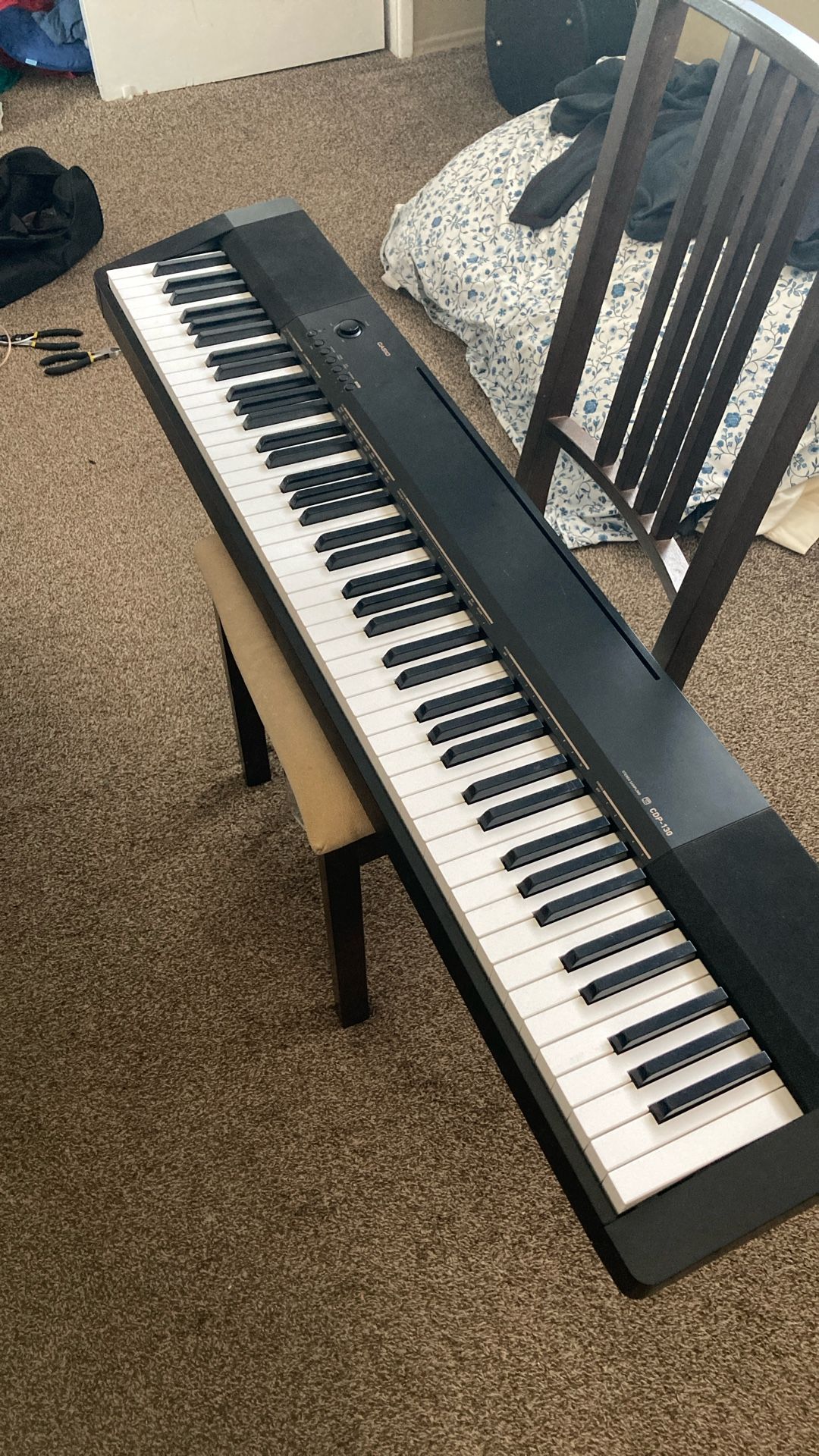 Casio CDP 130 88 Weighted Keys With Keyboard Stand