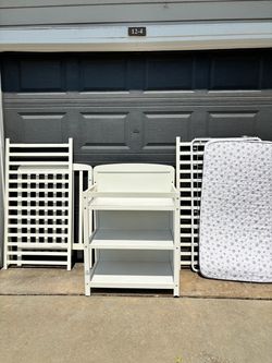 Dream On Me Anna 3-in-1 Convertible Crib with Changing Table White, Converts from Baby Crib to Toddler Bed, Day Bed and Kids Sofa