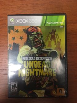 Xbox 360 red dead redemption undead nightmare