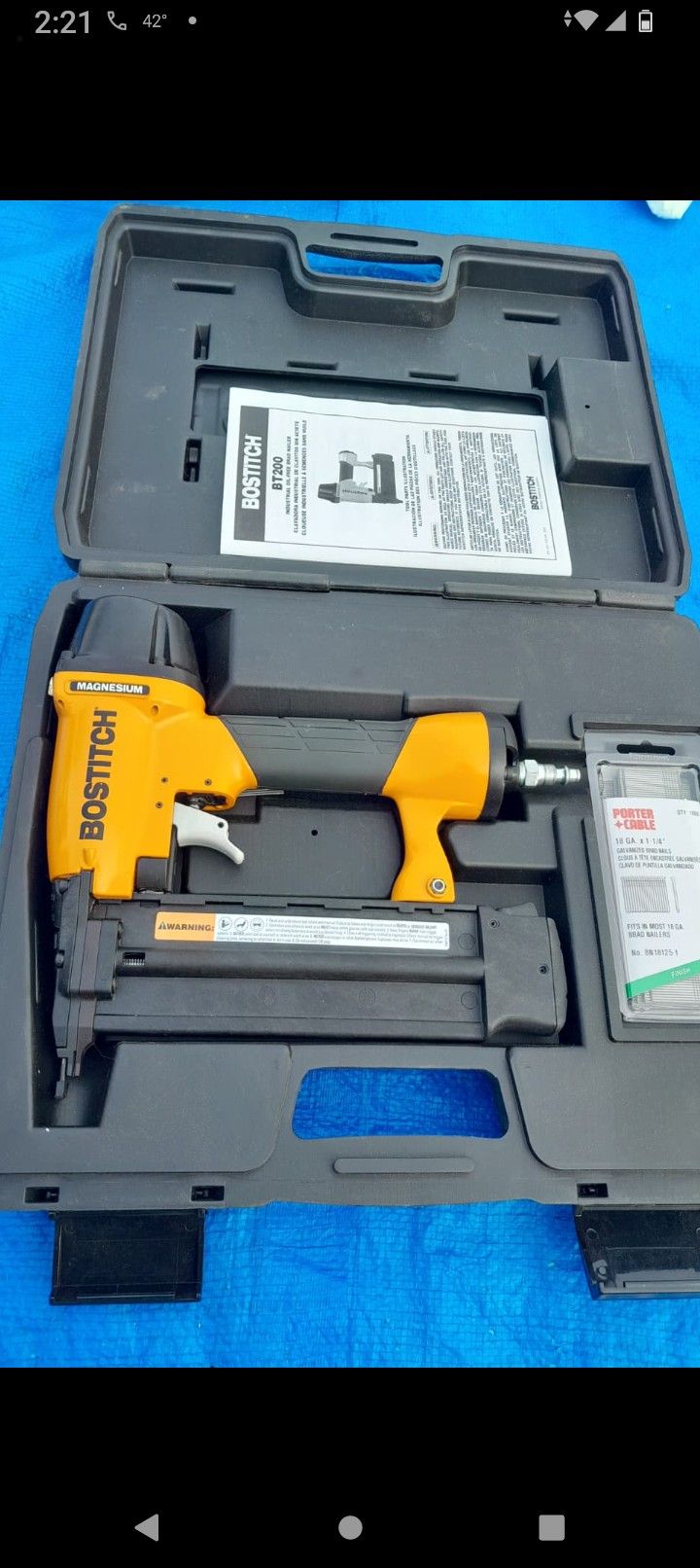 Nailer Air Gun ( Bostitch)