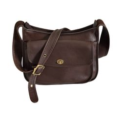 Vintage Leather Coach 9980 Taft Bag Brown Mahogany Shoulder Purse No Tag