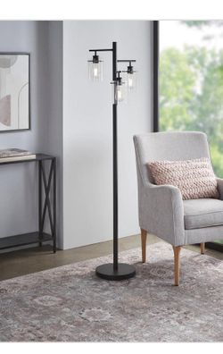 New In Box Hampton Bay 64” Floor Lamp 3 Lights