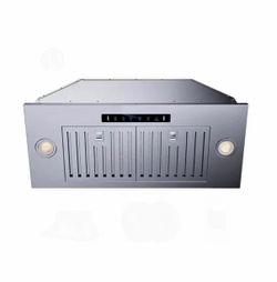30 in. 900 CFM Convertible Ducted to Ductless Insert Range Hood in Stainless Steel with LED Lights and Gesture Control