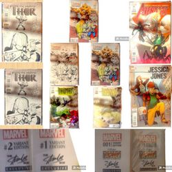 12 Rare Stan Lee Variant Cover Comic Books