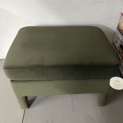 Threshold Velvet Ottoman
