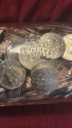 Half dollar coins - face value .50