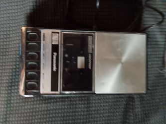 Panasonic Portable Cassette Recorder Player