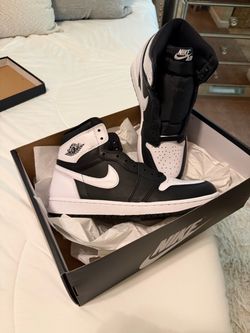 Jordan 1s black and white brand new